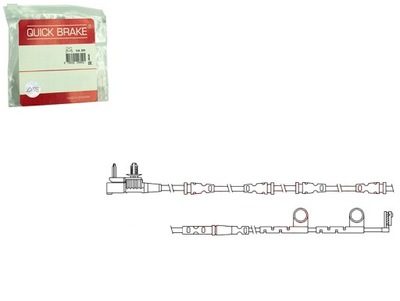 SENSOR DESGASTE ZAPATAS DE FRENADO PARTE DELANTERA LAND ROVER RANGE ROVER IV  