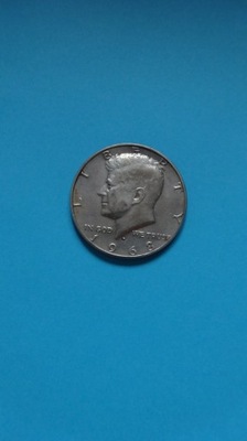 half dolar 1968D, J.Kennedy,srebro 400