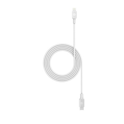 Mophie - kabel przwód w oplocie lightning-USB-C 1,8m (biały)