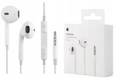 SŁUCHAWKI APPLE EarPods MNHF2ZM/A JACK 3,5mm