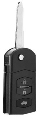 Корпус пульта pilot mazda 2 3 5 6 cx-7 rx-8 3 кнопки фото №1