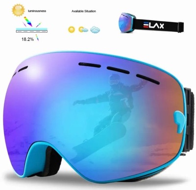 Gogle narciarskie na narty snowboard okulary ELAX SE2