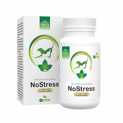 NoStress - Tabletki Uspokajające Dla Psów i Kotów 60Tab - Pokusa