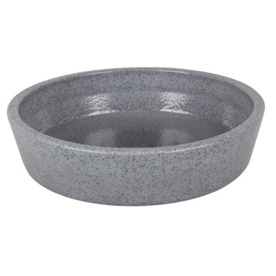 płaska miska ceramiczna misa szara