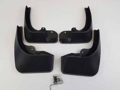 Брызговики peugeot 508 sw kpl. перед + задняя защита порог фото №1