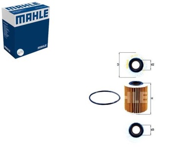 FILTER OILS LEXUS MAHLE  