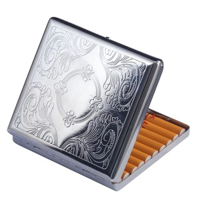 PAPIEROŚNICA metal pudełko papierosy slim prezent