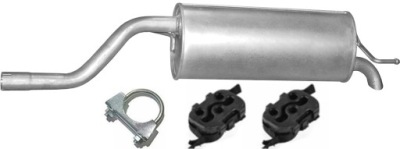 Opel corsa d 1.2 06-09 гасник кінцевий фото №1