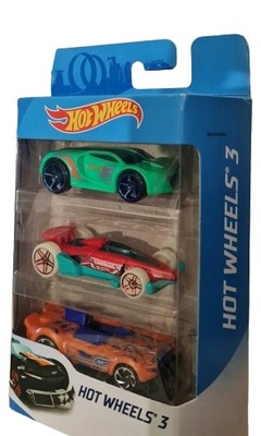 HOT WHEELS samochód Trzypak 3-pak auto 3szt