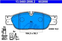 ATE КОЛОДКИ ГАЛЬМІВНІ ПЕРЕДНЯ JAGUAR S-TYPE 02- JAGUAR S-TYPE 98-/XJ 03-