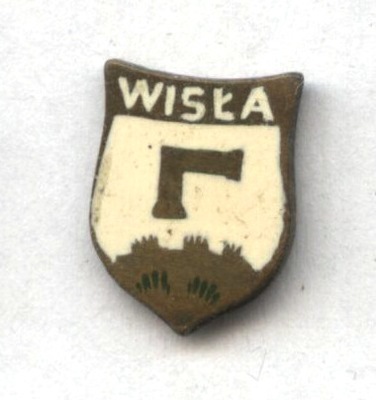 Wisła - odznaka herby miast heraldyka