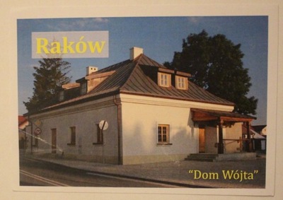 Raków - "Dom Wójta" - KARTKA Z OPISEM