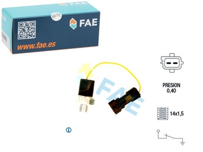 SENSOR DE PRESIÓN ACEITES SAAB 9-3 9-5 2.0 2.3 2.3ALK 09.97-12.09 FAE  