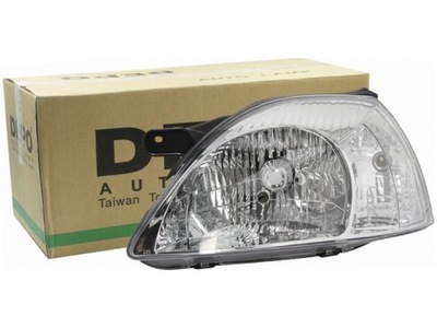 Лампа фара левый depo 223-1114l-ldemc фото №1