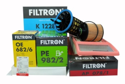 4x фільтр citroen nemo 2008- fiat doblo 1.3 d 2010- фото №1