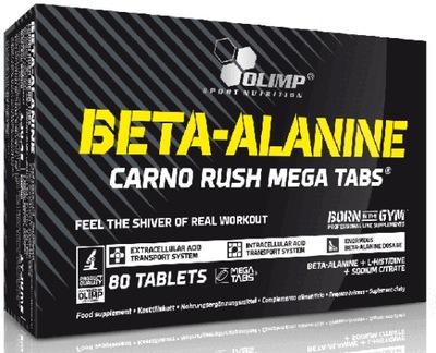 OLIMP BETA-ALANINE CARNO RUSH 80 MEGA TABS Poznań