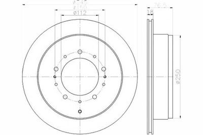 Textar гальмівні диски гальмівні 2szt. lexus lx toyota land фото №1