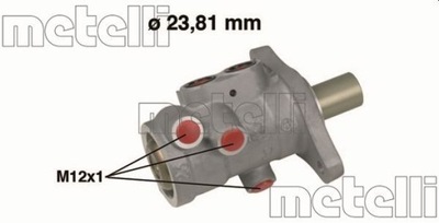 BOMBA DE FRENADO RENAULTYL LAGUNA 01- 1,6-1,8/1,9DCI 202-556  