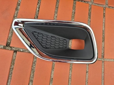 Jeep cherokee kl lift 18- решётка радиатора решётка рамка бампера перед левая хром фото №1