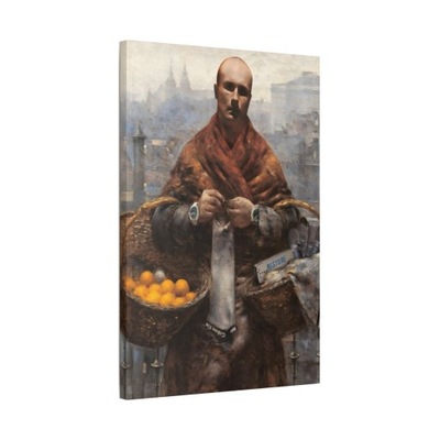 Obraz na płótnie TESTOVIRON z pomarańczami POMARAŃCZARKA parodia 120x80