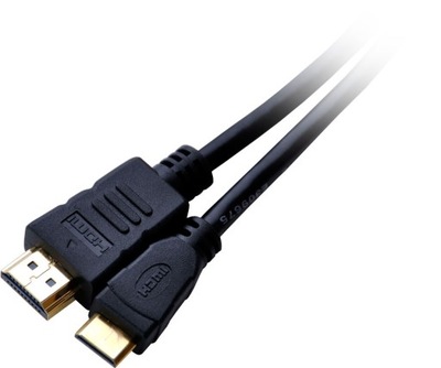 Przewód HDMI - mini HDMI kabel 1,2m FullHD gold