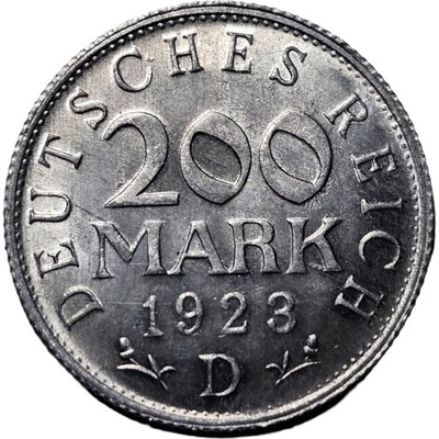 200 mark 1923 D Niemcy