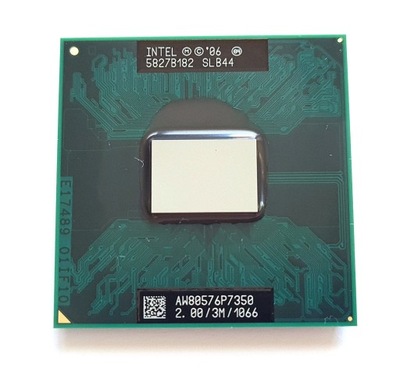 CPU Intel Core 2 Duo P7350 2.00 GHz / 3M / 1066