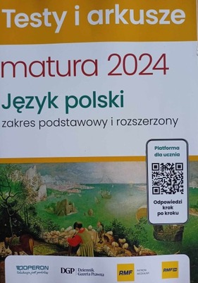 matura 2024 JĘZYK POLSKI, TESTY I ARKUSZE 2024