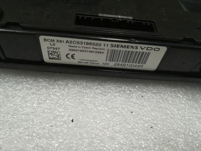 Модуль bcm renault laguna iii 284b10044r фото №1