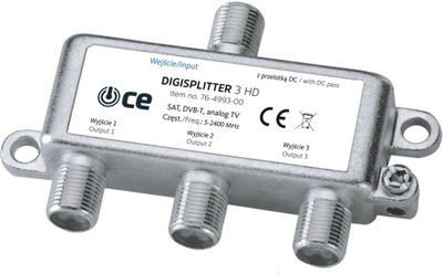 Rozdzielacz anteny TechniSat Digisplitter CE 3 HD