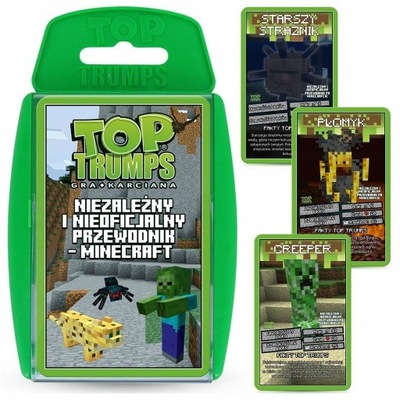 TOP TRUMPS MINECRAFT 2022, WINNING MOVES