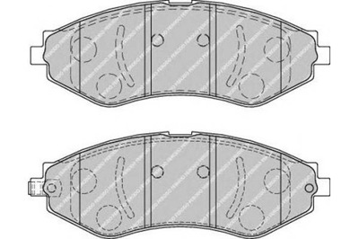 Ferodo гальмівні колодки гальмівні chevrolet lacetti nubira r фото №1