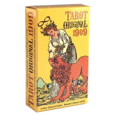 Oryginalne podróżnicze gry karciane Tarot z 1909 roku