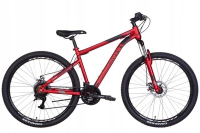 Horský bicykel MTB DISCOVERY 27,5 rám 19,5 palca koleso 27,5 " červená