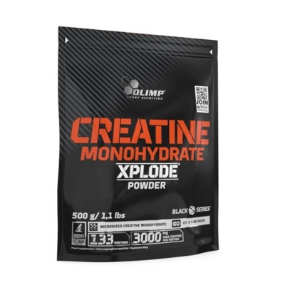 Creatine Monohydrate Xplode Powder pomarańcza 500g