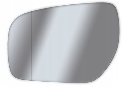 Вкладыш зеркало стекло renault koleos i 07+ asf левая фото №1