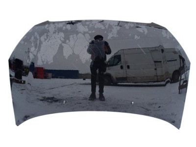 Hyundai getz рестайлинг  05- капот крышка двигателя фото №1