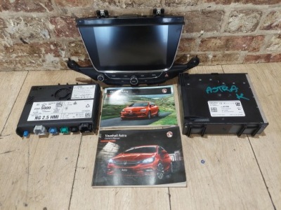 Радіо навігація дисплей рамка 39026166 39042448 opel astra k фото №1