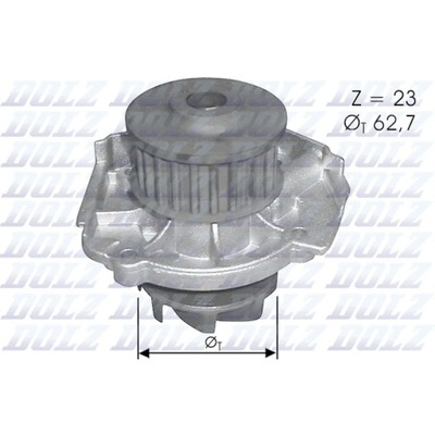 BOMBA WODY, CHLODZENIE DEL MOTOR DOLZ S319  