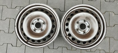 LLANTAS ACERO 15 VW GOLF V TOURAN CADDY PASSAT B5 SKODA OCTAVIA II 5X112 ET 47 