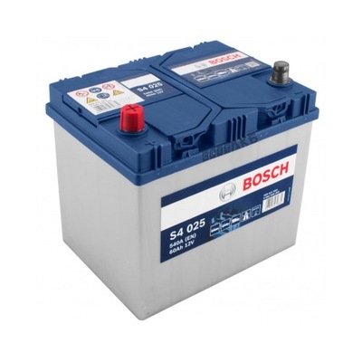 BATERÍA BOSCH S4 025 60AH 540A JAPAN IZQUIERDO +  