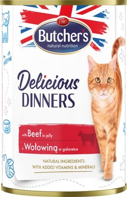 BUTCHER'S Delicious Dinners Wołowina galaretka 400g