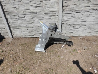 Чверть vw polo 6r 5 двері права передня срібляста la7w фото №1