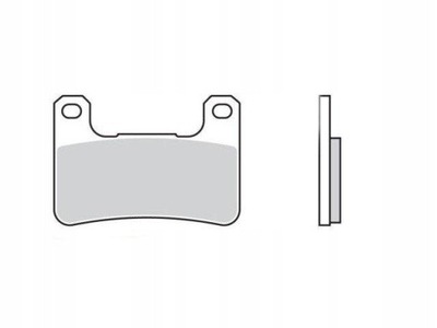 КОЛОДКИ ТОРМОЗНЫЕ SBS 809 HONDA CB CBR 600 1000 RR