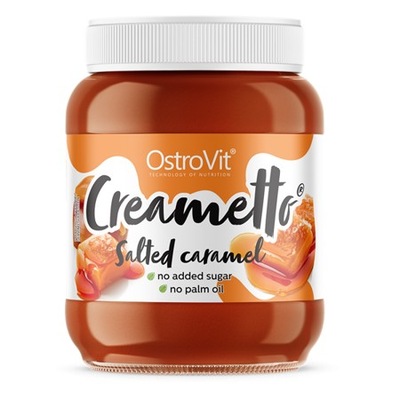 OstroVit Creametto krem słony karmel 350g