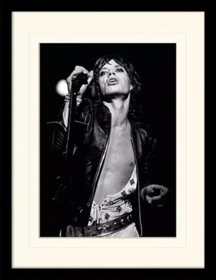 obraz w ramie ROLLING STONES - MICK JAGGER