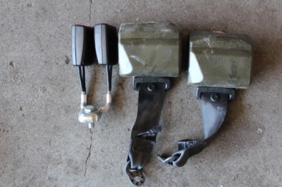 Seat ibiza iv 3-двері комплект ремені задня заскочки фото №1