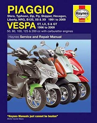 PIAGGIO (VESPA) SCOOTERS 1991 - 2009 - Anon [KSIĄŻ фото