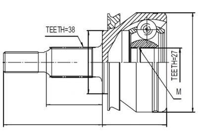 ШАРНИР ВНЕШНИЙ VW T5 1.9TD,2.0 03-