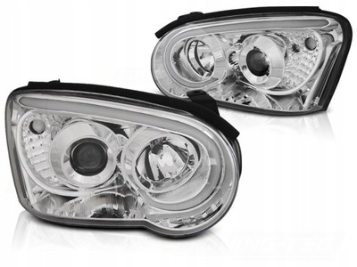 ФОНАРІ SUBARU IMPREZA II GD 03-05R LED (СВІТЛОДІОД) TUBE ХРОМ